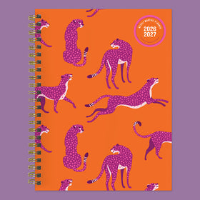 July 2026 - June 2027 Spicy Cat Medium Weekly Monthly Planner
