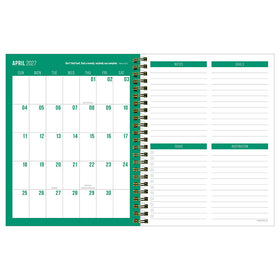 July 2026 - June 2027 Spicy Cat Medium Weekly Monthly Planner - 0