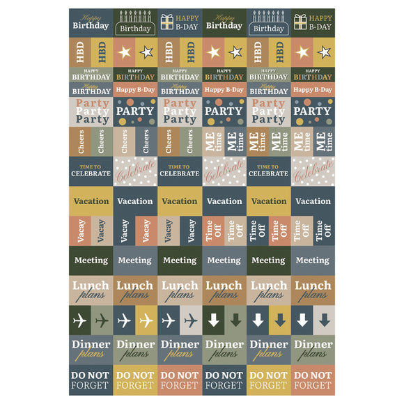 July 2026 - June 2027 The Rose Garden Medium Weekly Monthly Planner