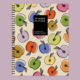 July 2026 - June 2027 Apples Teacher and Home School Lesson Planning Book