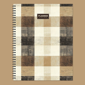July 2026 - June 2027 Checkered Cowboy Large Weekly Monthly Planner