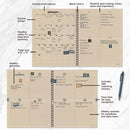 July 2026 - June 2027 Leather Compass Large Weekly Monthly Planner-2