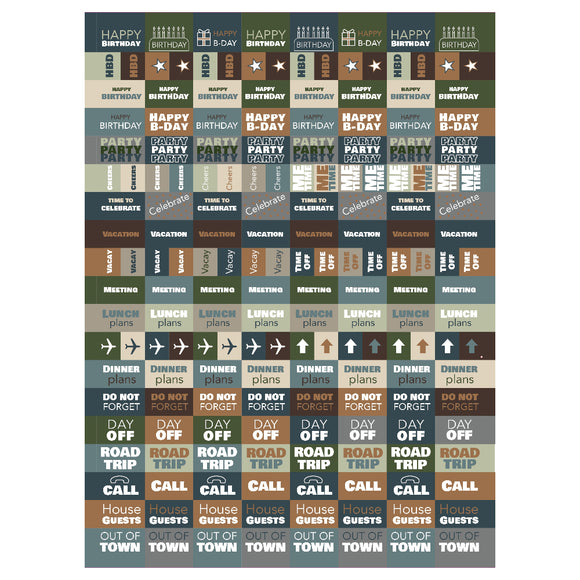 July 2026 - June 2027 Leather Compass Large Weekly Monthly Planner