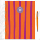 July 2026 - June 2027 Statement Stripe Large Weekly Monthly Planner-4