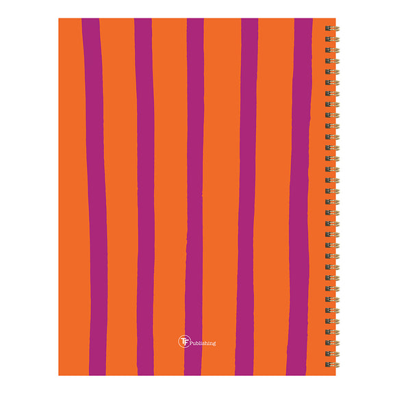 July 2026 - June 2027 Statement Stripe Large Weekly Monthly Planner