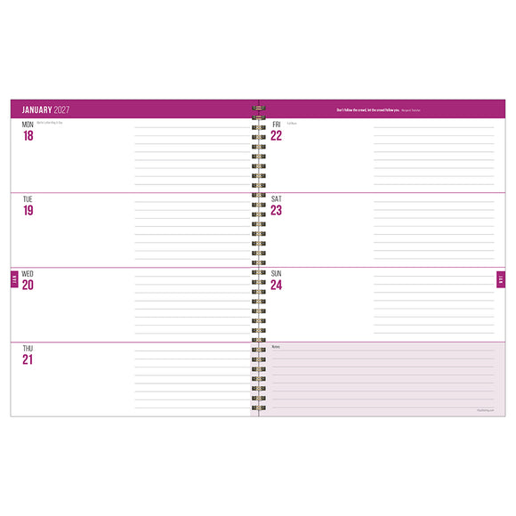 July 2026 - June 2027 In the Jungle Large Weekly Monthly Planner