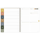 July 2026 - June 2027 Leaf Motif Large Weekly Monthly Planner-3