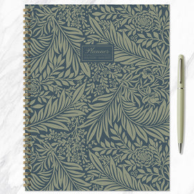 July 2026 - June 2027 Leaf Motif Large Weekly Monthly Planner