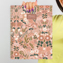 July 2026 - June 2027 Blooming Pink Large Weekly Monthly Planner-6