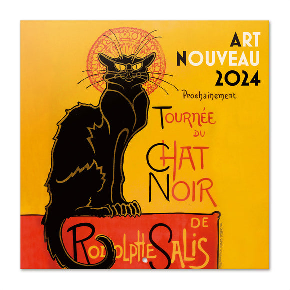 Bilingual 2024 Art Nouveau Wall Calendar TF Publishing Calendars
