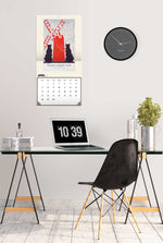 Bilingual 2024 Art Nouveau Wall Calendar