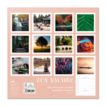 Bilingual 2024 Zen Nature Wall Calendar