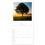 Bilingual 2024 Zen Nature Wall Calendar