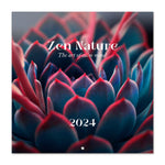 Bilingual 2024 Zen Nature Wall Calendar