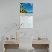 Bilingual 2024 Tropical Paradise Wall Calendar