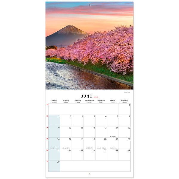 Bilingual 2024 Japan Wall Calendar