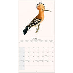Bilingual 2024 Vintage Birds Wall Calendar