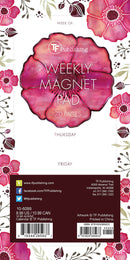 Floral Poppies Memo Magnet Note Pad-2