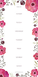 Floral Poppies Memo Magnet Note Pad-3