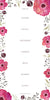 Floral Poppies Memo Magnet Note Pad