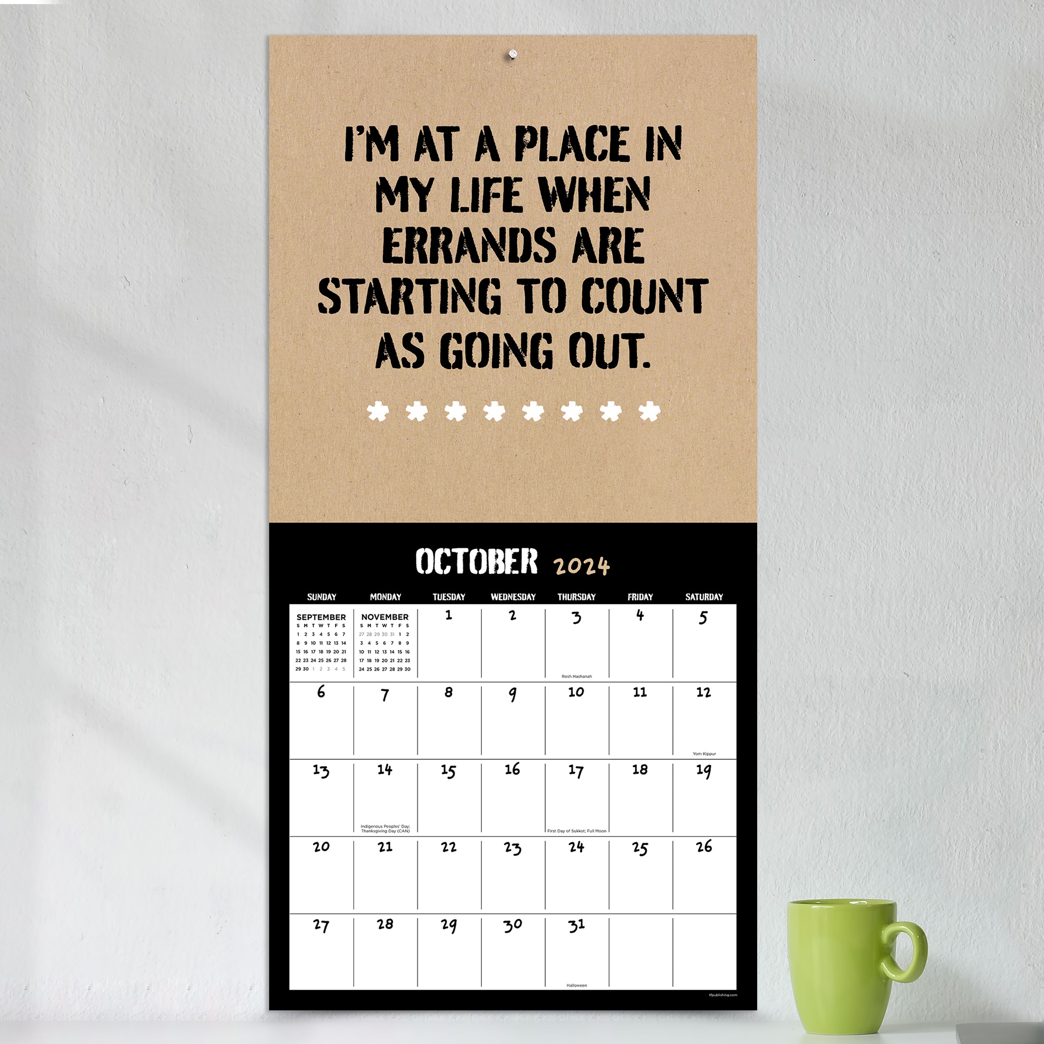 2024 AntiAffirmations Wall Calendar TF Publishing Calendars