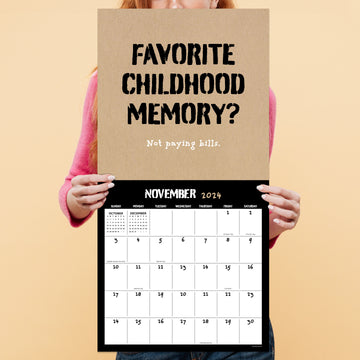 2024 Anti-Affirmations Wall Calendar