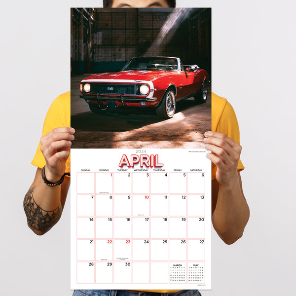 2024 Camaro Wall Calendar
