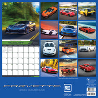 2024 Corvette Wall Calendar