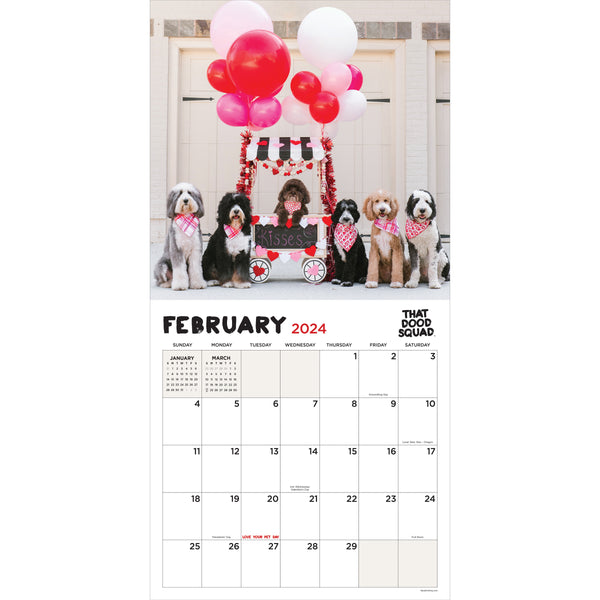 2024 Doodles, Starring: That Dood Squad Wall Calendar