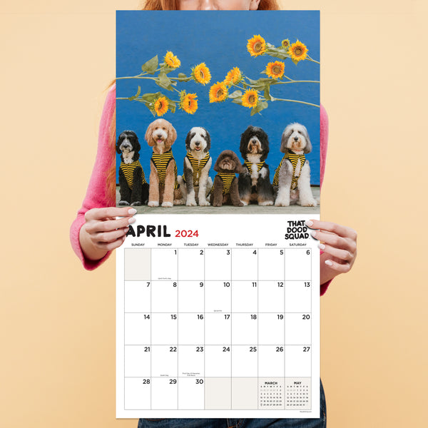 2024 Doodles, Starring: That Dood Squad Wall Calendar
