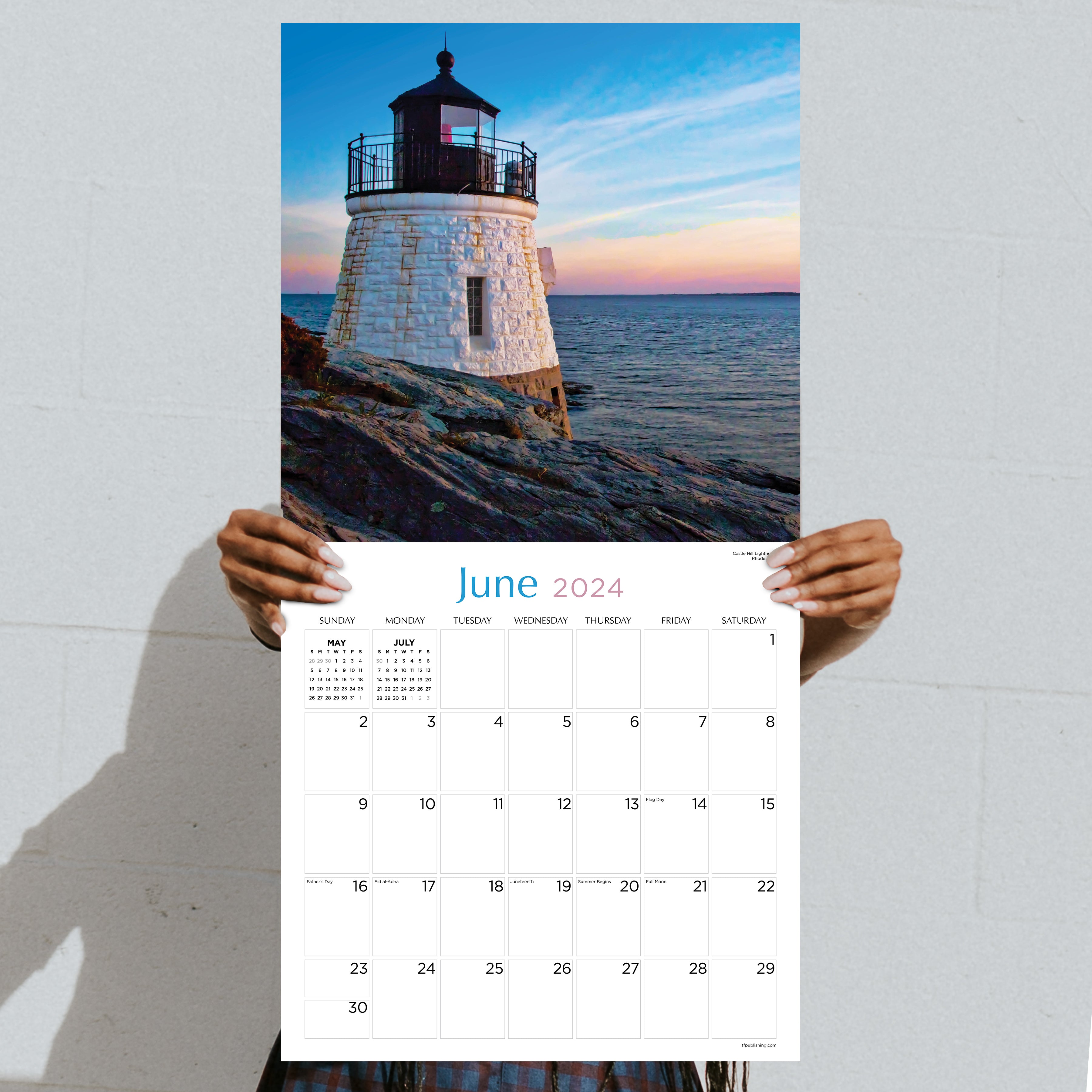 2024 Lighthouses Wall Calendar-2