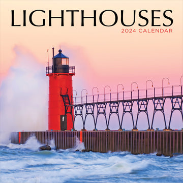 2024 Lighthouses Wall Calendar