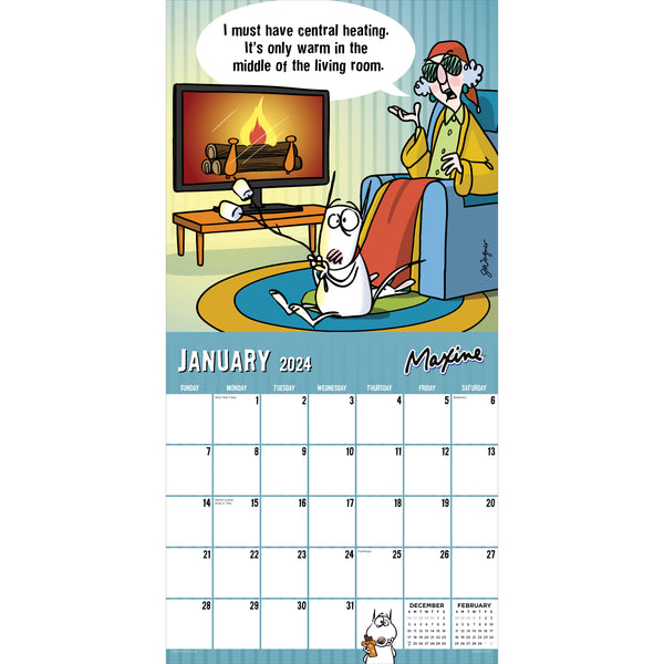 2024 Maxine Wall Calendar