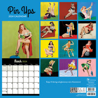 2024 PinUps Wall Calendar