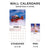 2024 Playful Pigs Wall Calendar