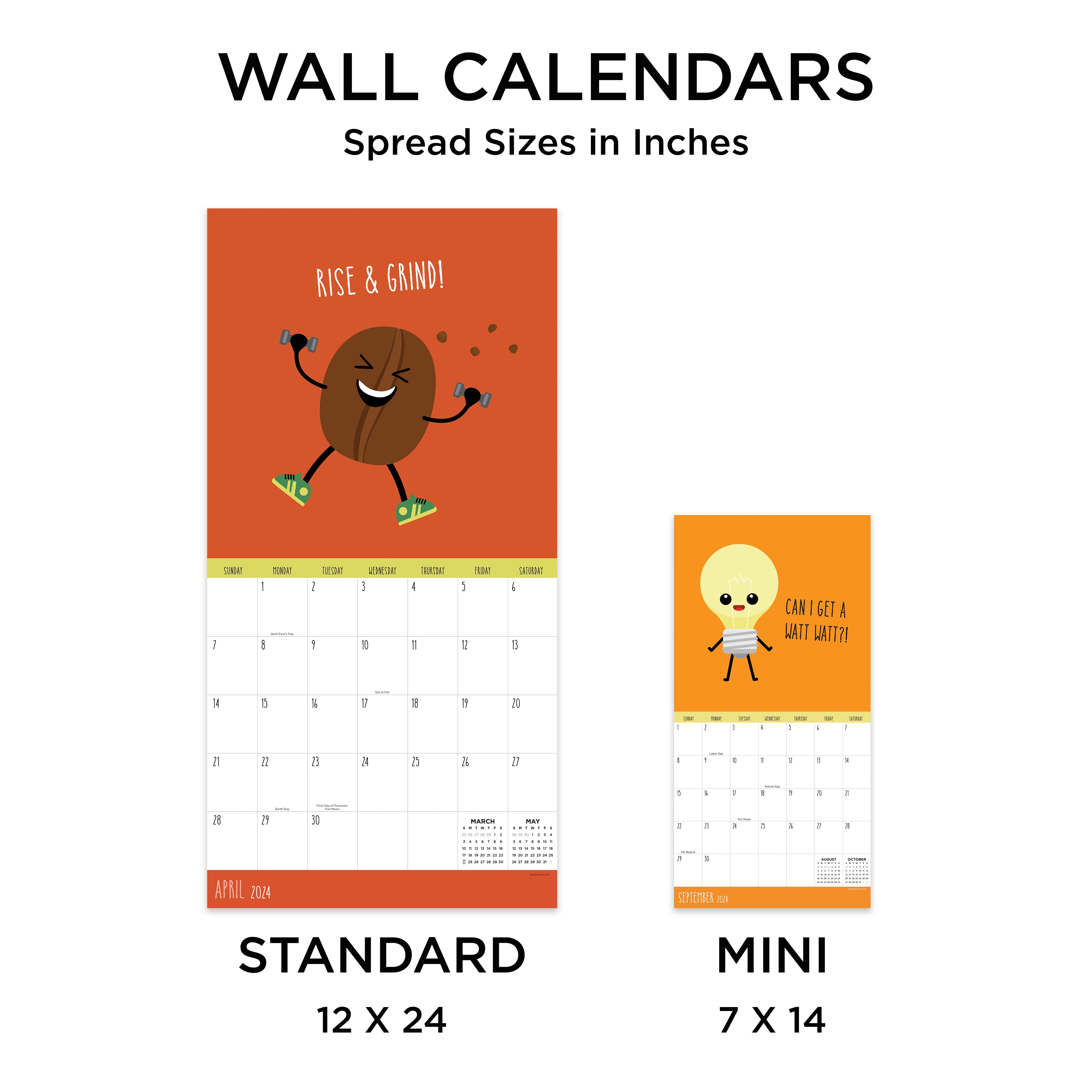 2024 Puns Wall Calendar