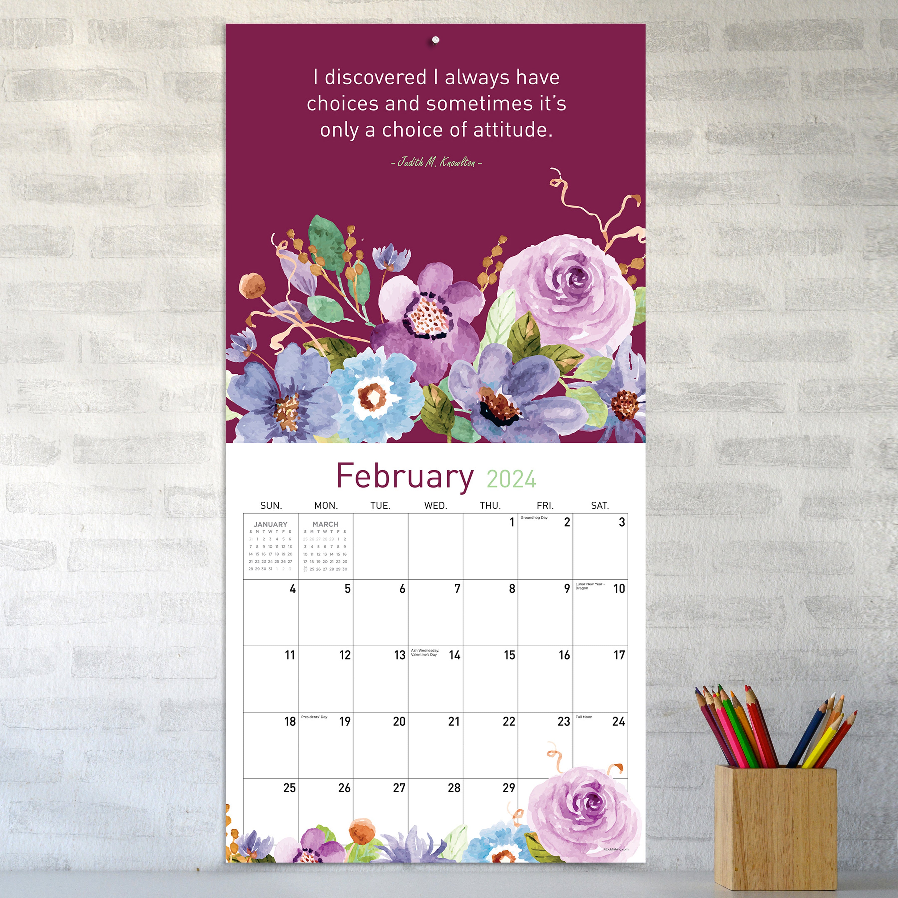 2024 Seize the Day Wall Calendar TF Publishing Calendars + Planners
