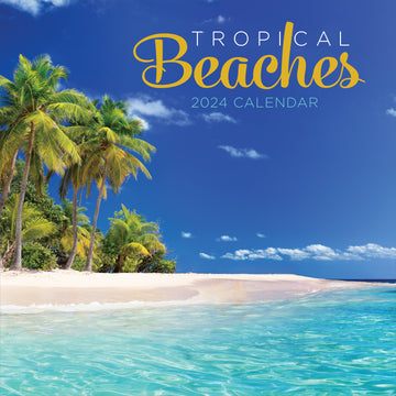 2024 Tropical Beaches Wall Calendar