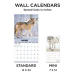 2024 Wolves Wall Calendar