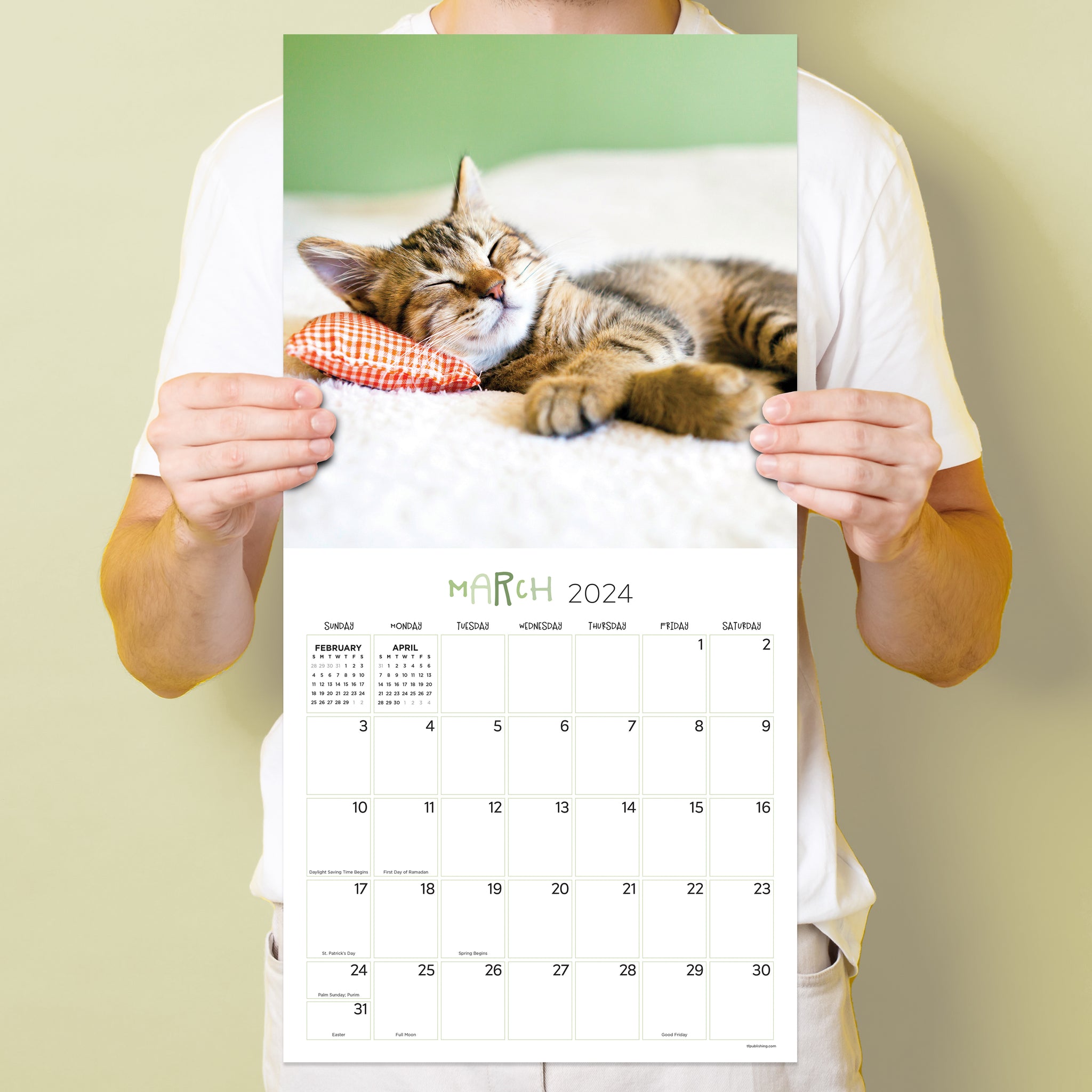 2024 Corporate Cats Wall Calendar, TF Publishing