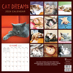 2024 Cat Dreams Wall Calendar