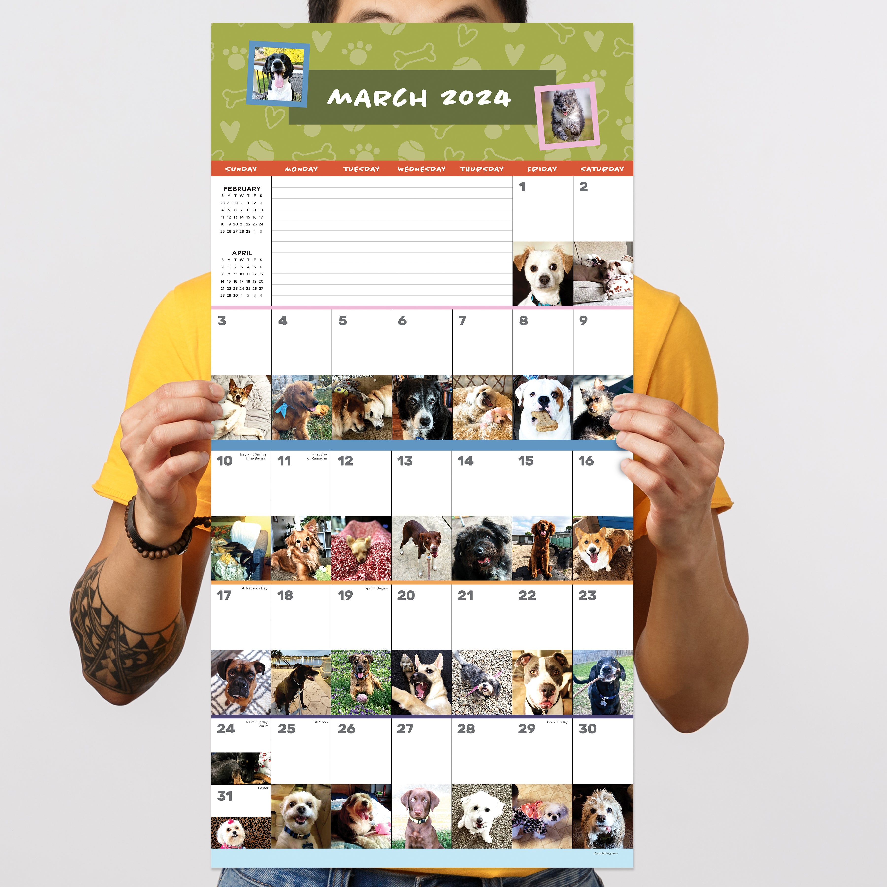 2024 Dog-A-Day Wall Calendar - 0