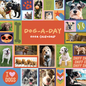2024 Dog-A-Day Wall Calendar