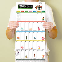 2024 Every Day's A Holiday Wall Calendar
