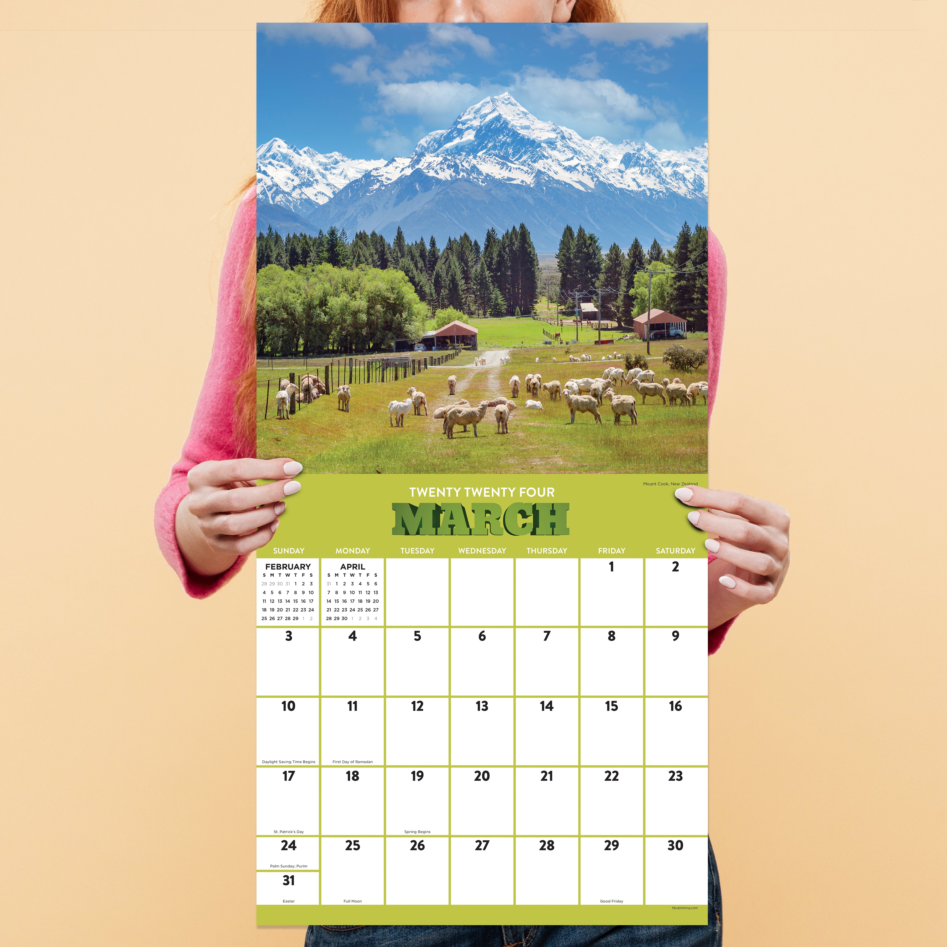 2024 Mountains Wall Calendar-2