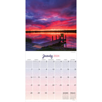 2024 Sunsets Wall Calendar