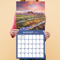 2024 Barns Wall Calendar