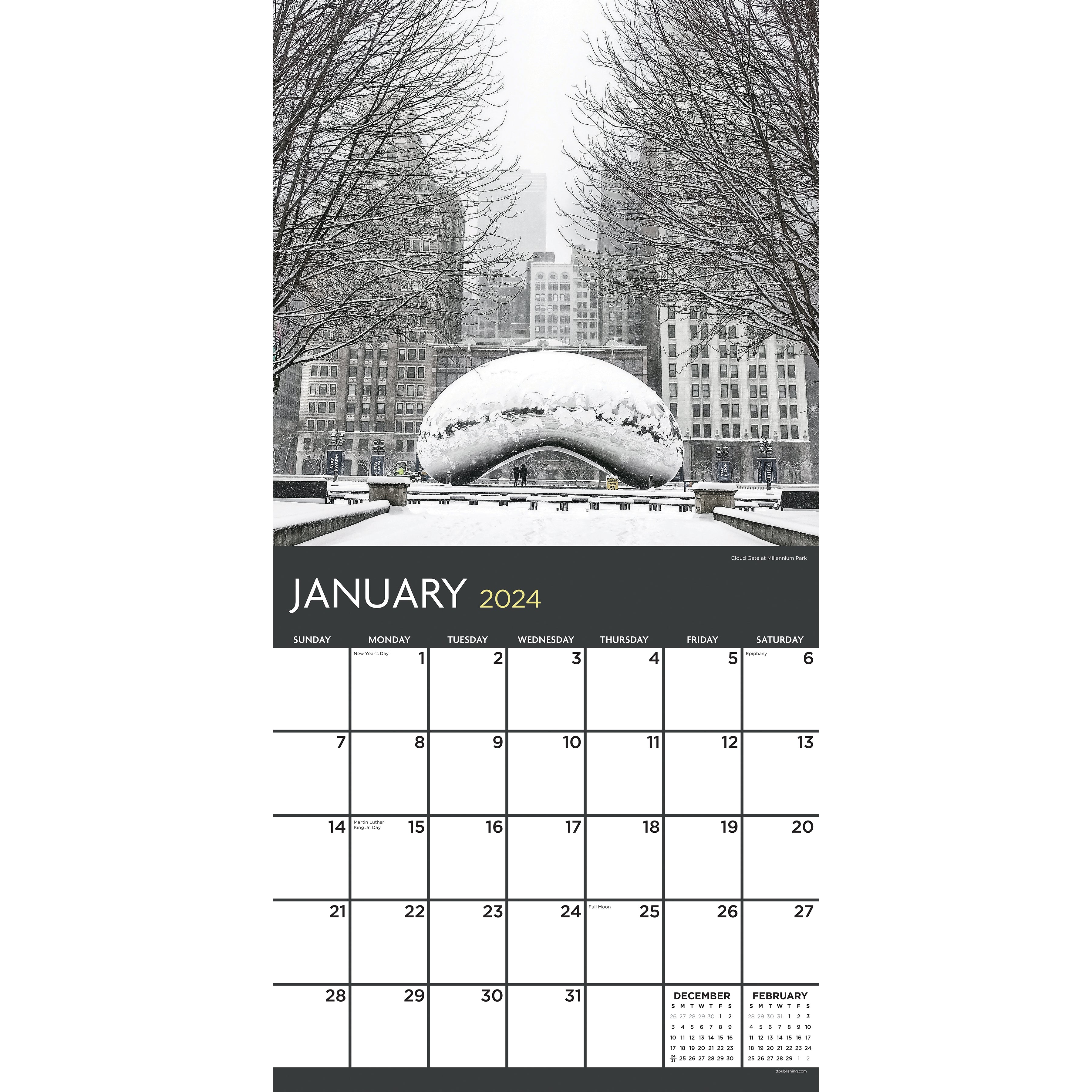 2024 Chicago Wall Calendar-5