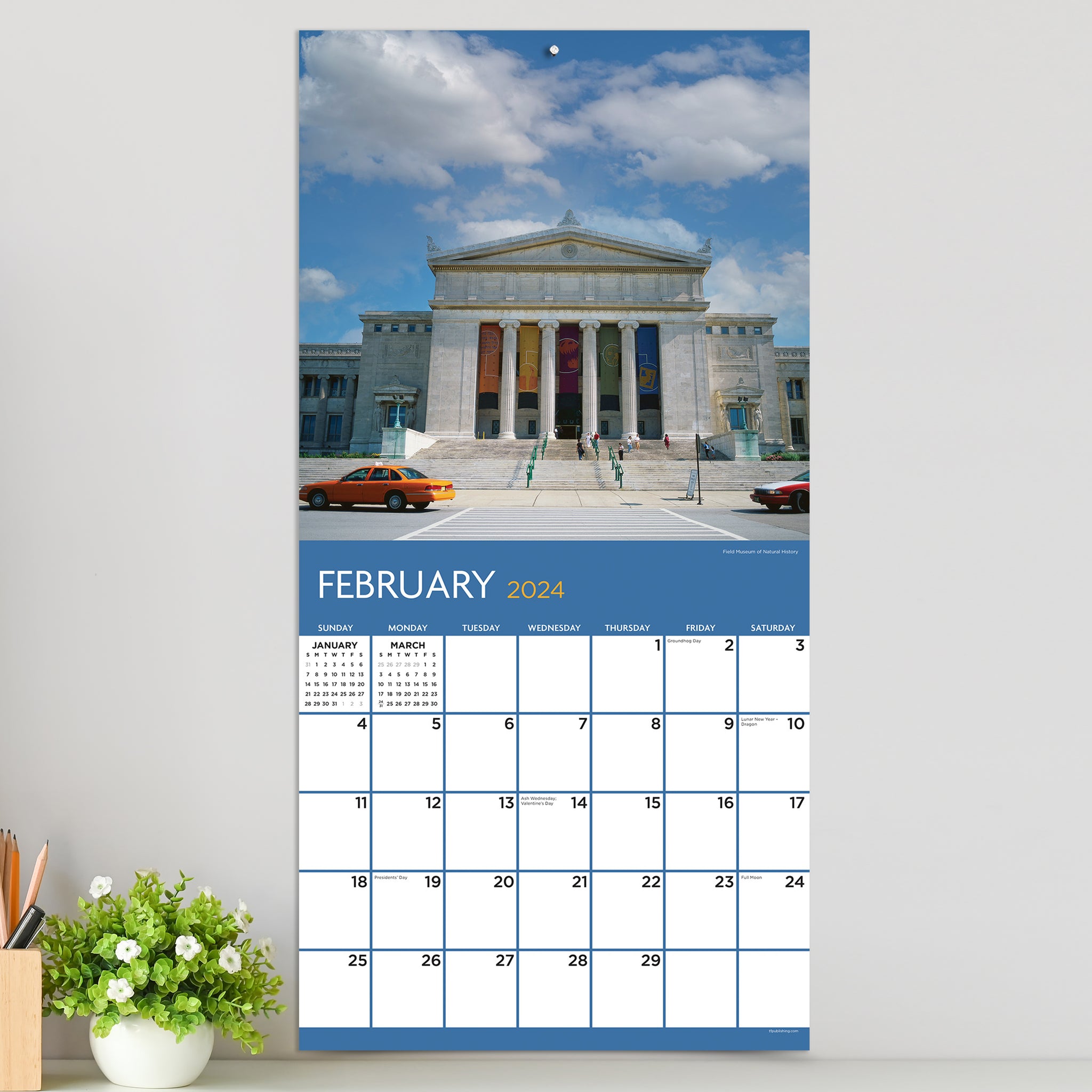 2024 Chicago Wall Calendar TF Publishing Calendars + Planners