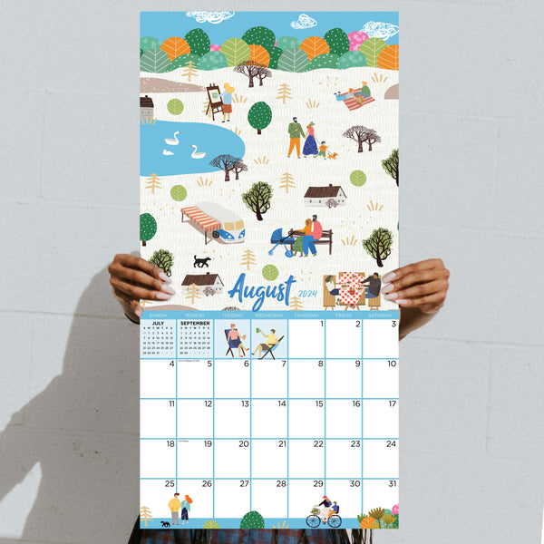 2024 Folk Love Wall Calendar TF Publishing Calendars + Planners